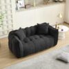 Soft beanbag Chair with high Resilience Foam for Two People. The Comfortable Square Recliner Sofa is Ideal for Family Members and Friends Engaged in Games, Reading, Watching TV
