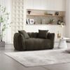 Soft beanbag Chair with high Resilience Foam for Two People. The Comfortable Square Recliner Sofa is Ideal for Family Members and Friends Engaged in Games, Reading, Watching TV