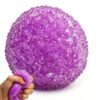 Soft Crunchy Squeeze Toy – Stretch, Squish & Reshape, Sensory Fidget Stress Ball for Anxiety Relief, Kids & Adults，Purple