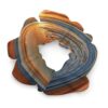 Soft Evening Beach Sea Water Chiffon Scrunchies for Women