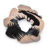 Soft Moose Mountain Pine Tree Chiffon Scrunchies for Women