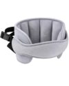 Soft Plush Adjustable Car Seat Head Support Strap with Padded Side Cushions