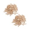 SOIMISS 300pcs Miniature Paper Scrolls for Writing Wishes and Messages in Brown Kraft Paper, Vintage Scroll Design for Celebration and Anniversary Events