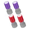 SOIMISS 4pcs Funny Self Inking Stamp Set for April Fools Pranks Party Supplies Creative Craft Stamping Tools for Kids and Adults