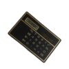 Solar Calculator No Battery Required Thin Lightweight, Black