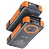 Solar Power Bank 20000mAh, Portable Wireless Charger for Apple Watch iphone