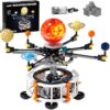 Solar System Building Set with Light, Electric STEM Toys Age 8+,1282pcs