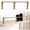 Solid Pure Brass Rails for Shelves, Bathroom Vanity Gold Shelf Railing