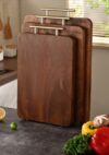 Solid Wood Ebony Cutting Board Kitchen Chopping Board Household Use