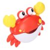 Solinder Dancing Crab Bubble Machine Music Electronic Crab Bubble Blower for Children Kids Plastic, Electronic Components (Red)