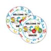 Solmay Second Grade Classroom Stickers, 40 Pieces