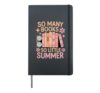 So Many Books So Little Summer Hardcover Journal, Black