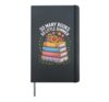 So Many Books So Little Summer Hardcover Journal, Black
