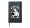 So Many Books So Little Summer Hardcover Journal, Black