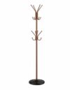 SONGMICS Freestanding Coat Rack, 16 Hooks, Steel Coat Tree with Marble Base