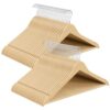 SONGMICS Wooden Hangers, 50 Pack, Basic Wood Clothes Hangers, Space Saving