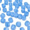 Song Xi 70PCS Blue-White Chunky Square Acrylic Beads for Jewelry Making, Boho Style Tooth Shape Resin Beads for Bracelet Necklace Earrings Keychain, Arts and Crafts (15.5mmX16.5mm)