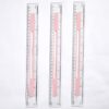 Sooez 3 Pack 12 Inch Ruler, Clear Ruler with Anti-Slip Silicone Strip