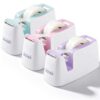 Sooez Aesthetic Tape Dispenser, Tape Holder Cutter, Everyday Desktop Use