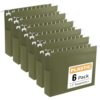 Sooez Extra Capacity Plastic Hanging File Folders, 2" Expansion Letter Size