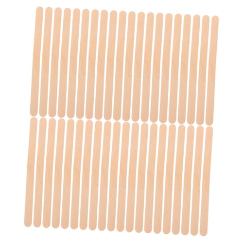 SOPOTUTU 100pcs Natural Wood Craft Sticks for Crafts and Tie-dye Projects, 5.5 Inch Wooden Sticks with Versatile Design and Sturdy Wood Material, for DIY Tie-dye Tools and Family Crafting