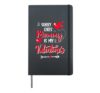 Sorry Girls Mommy My Valentine Day Boys Gifts Hardcover Journal, Black