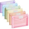 SortRax Plastic Expanding File Folders, 2.76" Expansion, Letter/A4, 6-Pack