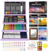 Soucolor Art Supplies,192-Pack Deluxe Art Set Drawing Painting Supplies Kit