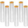 SOUJAP 6 Roll Pre Taped Masking Film, 9.8 x 65 Feet Plastic Covering Dust Tape and Drape for Painting, Furniture, Automotive Covering