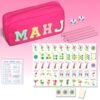 Soulchen Mini American Mahjong Tile Set for Travel, Cocktail