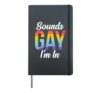 Sounds gay in gay Hardcover Journal, Black