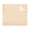 sourcing map 30pcs Square Checkered Wax Paper Sheets 7.09" x 7.09" Oil-Absorbing Dry Food Wrapping Paper for Sandwich Baking Paper Liners Picnic Basket Bread Hamburger Wrap Kitchen, Yellow
