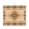 Southwestern Aztec Geometric Border Pattern Absorbent Drying Mat