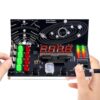 Space System Simulation Soldering Project, ICSTATION DIY Spaceship Control System Soldering Practice Kit with LED Lights Simulated Rocket Launch Kit for STEM Learners,Electronics Enthusiasts, Makers