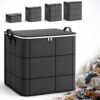 Spacious Moving Storage Bin, Foldable Nonwoven Fabric Organizer，210L