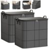 Spacious Moving Storage Bin for Quilts Bedding Sweaters (2, 110L)