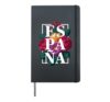 Spain Art For Women Girls Mom Spanish Espana Spain Lover Hardcover Journal, Black