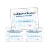 Spanish EBS (VBS) Certificado de Finalización de Escuela Bíblica de Vacaciones 50pk 8.5x11” Vacation Bible School Completion Participation Certificate en Español