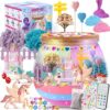 SPARKLEME Unicorn Terrarium Crafts Kit: DIY Toy Gift for Girls Ages 5-10
