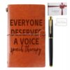 Speech Therapy Gifts, Everyone Deserves a Voice SLP Gifts Speech Therapy Journal Notebook Speech Therapist Gift Speech Language Pathologist Gifts