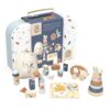 SPEEDY MONKEY Montessori My First Toy Box Wooden Nursery Set Ages 1+