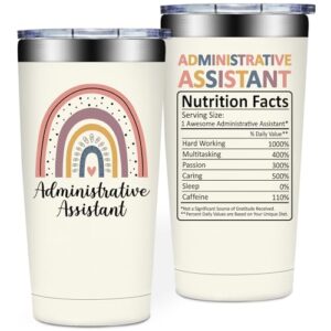 SpenMeta Administrative Professional Day Gifts - Administrative Assistant Gifts for Women - 20oz Tumbler Cup