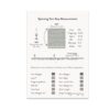 Spinning Yarn Key Measurements Poster for Craft Rooms and Studios, 13x19 Inch, Portrait, Unframed
