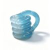 Spiral Coil Stress Relief Fidget Toy, Blue Translucent