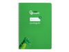 Spiral notebook liderpapel a4 pautaguia paperback 80h 75g ruled box 4mm green color