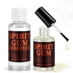 Spirit Gum Adhesive and Remover,15ml Cosmetic Glue for Wigs, Prosthetics