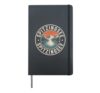 Spitzingsee Mountain Lake Winter Travel Adventure Hardcover Journal, Black