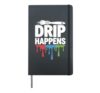 Splatter Room Experience Paint Chaos Artistic Fun Apparel Hardcover Journal, Black