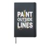 Splatter Room Experience Paint Chaos Artistic Fun Apparel Hardcover Journal, Black