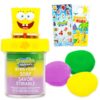 Spongebob Moldable Slime Soap Bundle - Pineapple Scent Stretchy Slime Soap